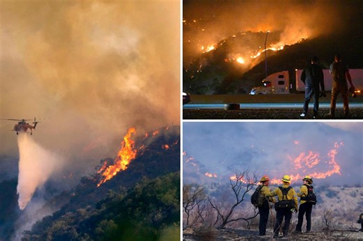 Sepulveda Fire looms over Bel Air while ‘nuclear’ Hughes blaze burns toward town of 20K people in LA County