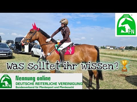 Wie melde ich mich bei einem Reitturnier an?🐴FN Nennung Online💚