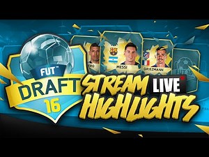 "TALE OF 2 KEEPERS!" | FIFA 16 FUT DRAFT STREAM HIGHLIGHTS!