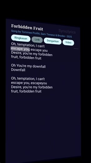 Exploring the Meaning of Forbidden Fruit in Music