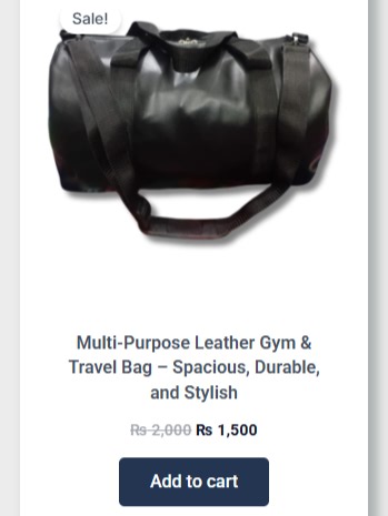 Upgrade your travel and gym experience with our Multi-Purpose Leather Gym & Travel Bag. Designed for versatility, this high-quality bag is perfect for various uses, including gym sessions, travel, and baby essentials. Crafted from premium leather-like material, it offers a sophisticated look with durability. With a spacious interior, you can store all your essentials effortlessly. The adjustable long straps provide comfortable carrying, whether you prefer it over the shoulder or by hand. The hea