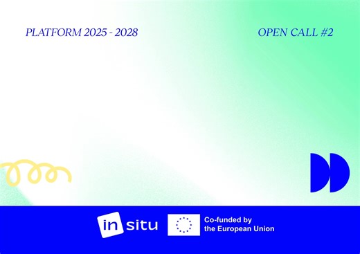 Following the open call#2, we are thrilled to reveal that 66 emerging artists from 24 countries with 49 projects were selected after being thoroughly assessed by IN SITU selection committees composed from partners. This new batch of artists will soon be available in our catalogue : https://www.in-situ.info/platform-catalogue Congratulations and welcome to : Afef Omri (Tunisia) - Ahmed Ben Abid (Tunisia) - Asma Mokni, Khaled Marweni, Yakin Guedri (Tunisia) - Associacio Cultural Usa Tu Musa (Spain
