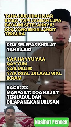 Jangan Langsung Tidur! Panjatkan Doa Setelah Tahajud ✨🇬🇧 Don't Go Back to Sleep Yet! Make Du'a Afte