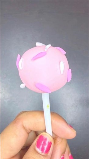 Clay lollipop making 🍭 |cute clay candy |making tiny clay lollipop |ASMR |shorts |satisfying |diy