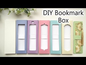 DIY Bookmark Box Tutorial | Make the perfect packaging for your bookmarks!