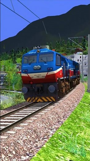 WDP4D TRAIN CROSSING IN RAIL BRIDGE | Railworks 3 | TS 2022 | NTG GAMING