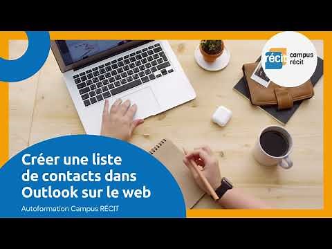 11- Formation Outlook - Créer un liste de contacts