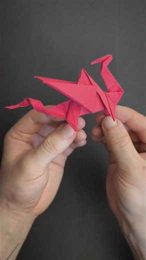 Origami Dragon Tutorial 🔥 #shorts #origami #diy