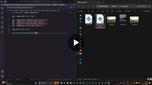 #python #imageprocessing #learningjourney #projects #opentolearn | HARISH PRABHU