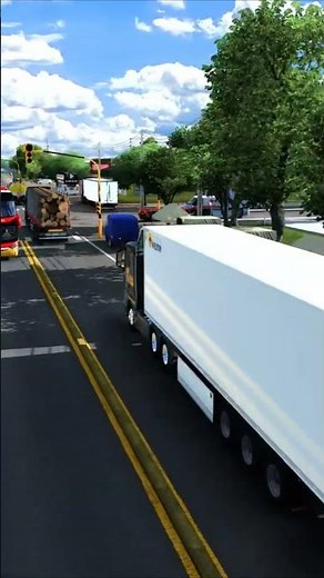 ETS 2 | Lái xe container đúng tốc độ khi vào khu đô thị #ets2gameplay #busmod #truckingsims