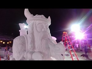MASSIVE SNOW SCULPTURES: 29 years of carving up snow