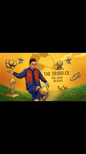 THE DRIBBLER | my new tranding messi song 📈