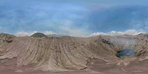 Active volcano with crater Bromo, Java, Indonesia 360º Video | 360Cities