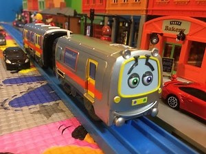 Plarail Chuggington Emery with RMZ City Diorama and Playmobil Country (04119)