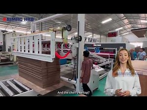 HRB Flexo printer slotter die cutter machine | Carton box printing slotting die cutting machine