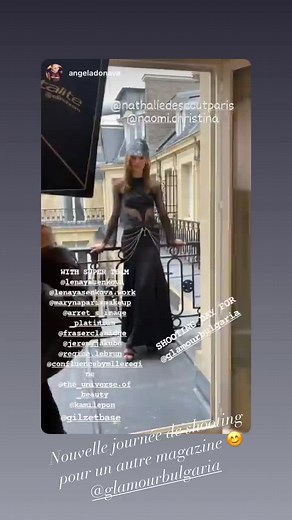 Shooting Nathalie Descout Paris for glamour magazine #mode #shooting #paris #nathaliedescoutparis #nathalie #designer #france #dress #couture