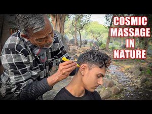 Best Cosmic Head Massage in Nature | 50 Years Experienced | Mohammad Waris Barber