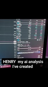 Hello , my name is Manny , and I created my own ai Itrading analyzer. He is not on the cloud.He is my on personal computer as I trade options #trading #ptionstrading #AI #day #trading | HENRY ai