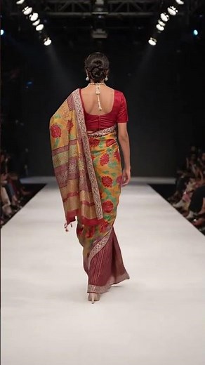 Saree Fashion Show 2026 | Stunning Ramp Walk Look ❤ #silksaree #indianfashion #sareefashion #saree