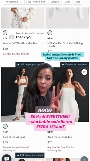 Replying to @kevkev ✨ #AbercrombiePartner This is your sign to check out these deals before they’re gone 👀 buy one get one 50% off EVERYTHING, plus I got you guys a stackable code to save an**extra-15% off! #AbercrombieCode ~ 15% ~ Buy One #AbercrombieSale #Abercrombie Link & stackable code in my Linktree *Offer valid in stores and online 4/15/2026-4/20/2026 in US/CA. Excludes clearance, gift cards, and Sperry footwear. Offer applies to item of equal or lesser value. Discount applied at checkou