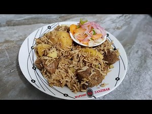 Pilau ya nyama ya kuchambuka / pilau ya njegere /beef pilau COLLABORATION @Mapishi ya Zanzibar