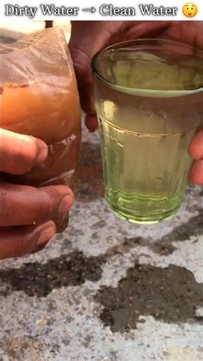 Plastic Bottle से Water Filter बनाया 😱 | Dirty Water Cleaning Experiment #shorts