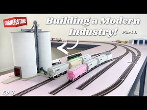 BUILDING A NEW MODERN INDUSTRY PT 1. (Walthers Rail to Road Aggregate Kit) - Ep 3