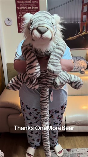 My Biggest Jellycat Yet: Meet Sasha the Snow Tiger