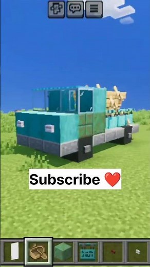 Minecraft realistic pickup truck!🚛😍