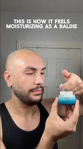 Moisturizing while bald looks familiar (skincare meme jon hamm trend)