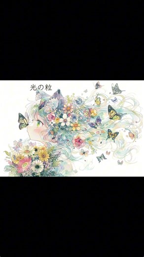 花と蝶、ひかりの中で