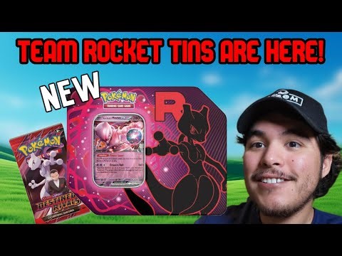 NEW Team Rocket Tins Opening! 🔥 What’s Inside? - (Pokemon TCG)