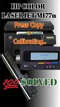 FIXED: HP Color LaserJet M176n "Calibrating Error" & Scanner Replacement