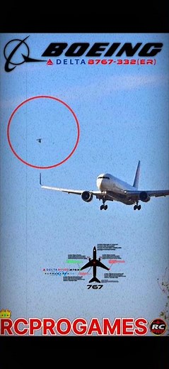 “😳 Sky Surprise Landing! 💨 | B767 Perfect Touchdown!”