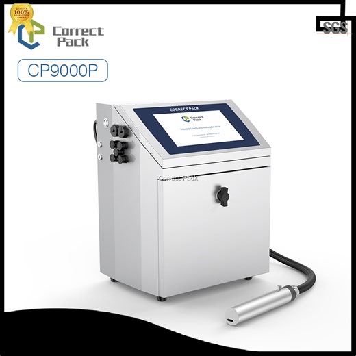 CP9000P Continuous Inkjet Coder: High-Speed White Ink Printer for Dark Surfaces