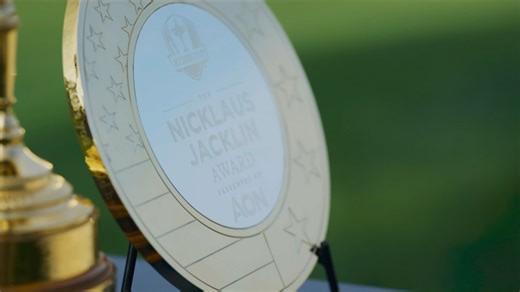 One player who exhibits fortitude, camaraderie, and grace under pressure at the Ryder Cup will earn the Nicklaus-Jacklin Award, presented by Aon. NBC Sports | Aon | Golf Channel
