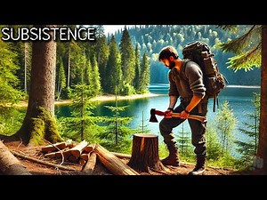 Day 20 Wilderness Survival | Subsistence Gameplay