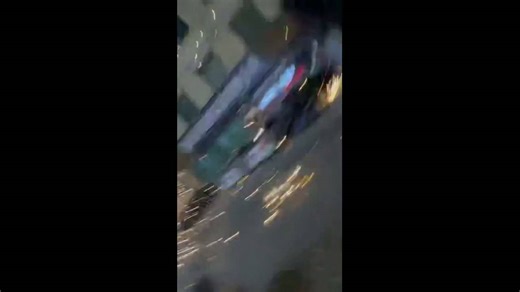 Firecracker shoots into sky before exploding in midair in Guangdong, China