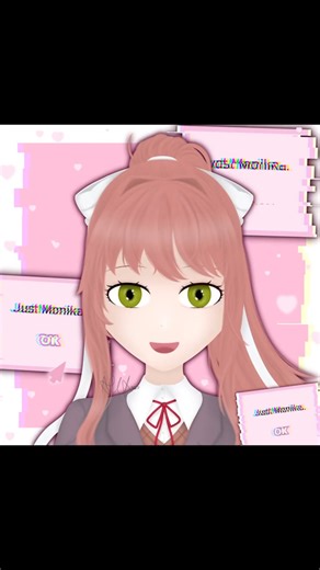 My art Monika ღゝ◡╹ )ノ #noai #art #ddlc