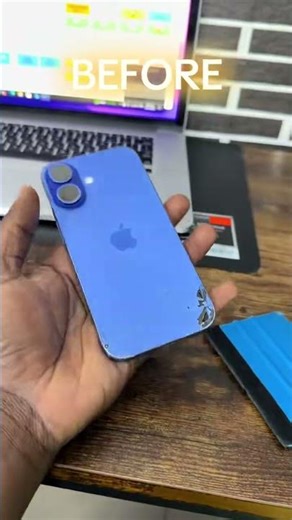 We just applied our HYDROGEL SCREEN PROTECTOR and look at the difference 😮‍🔥 ✔️ Scratches disap...