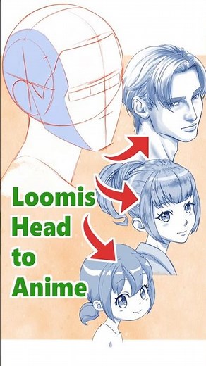 The KEY to Drawing ANY Character with LOOMIS Method!