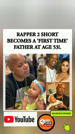 🎙️👶RAPPER 2 SHORT BECOMES A FIRST-TIME FATHER AT 53.#shorts#fyp"