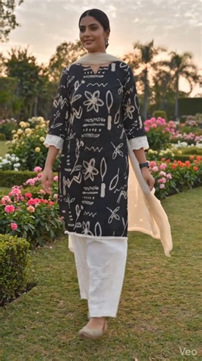 Pakistani Style Suit Stitching | Short Kurti with Straight Salwar #trending #handmade #diy #viral #