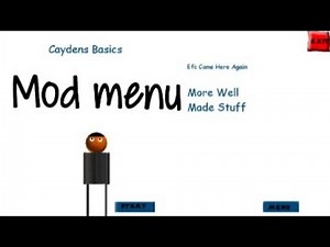 Caydens basics mod menu 1.4.3 ANDROID port (Baldi basics mod)