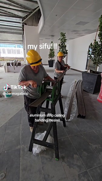 aluminium strip ceiling wave design!!! #dermagabesienterprise #fypシ゚viral #