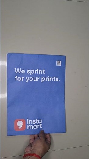 Online Printing at Home? Swiggy Instamart Delivers! 🚀 #ytshorts