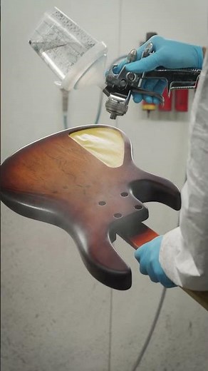 Sadowsky CustomShop - #25-4757 - Cat's Eye Sunburst - Lacquering Booth #sadowskybasses