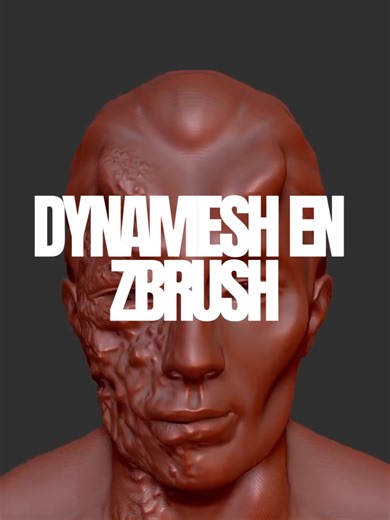 Usa Dynamesh en ZBrush: Atajo Rápido y Eficiente