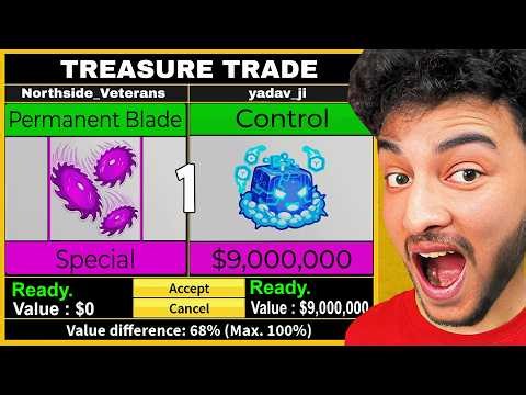 NO WAY! I GOT W TRADE FOR MY PERMANENT BLADE IN BLOX FRUITS | ROBLOX 💀