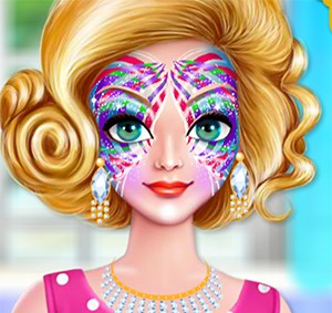 Play Alyssa Face Art | Free Online  Games. KidzSearch.com